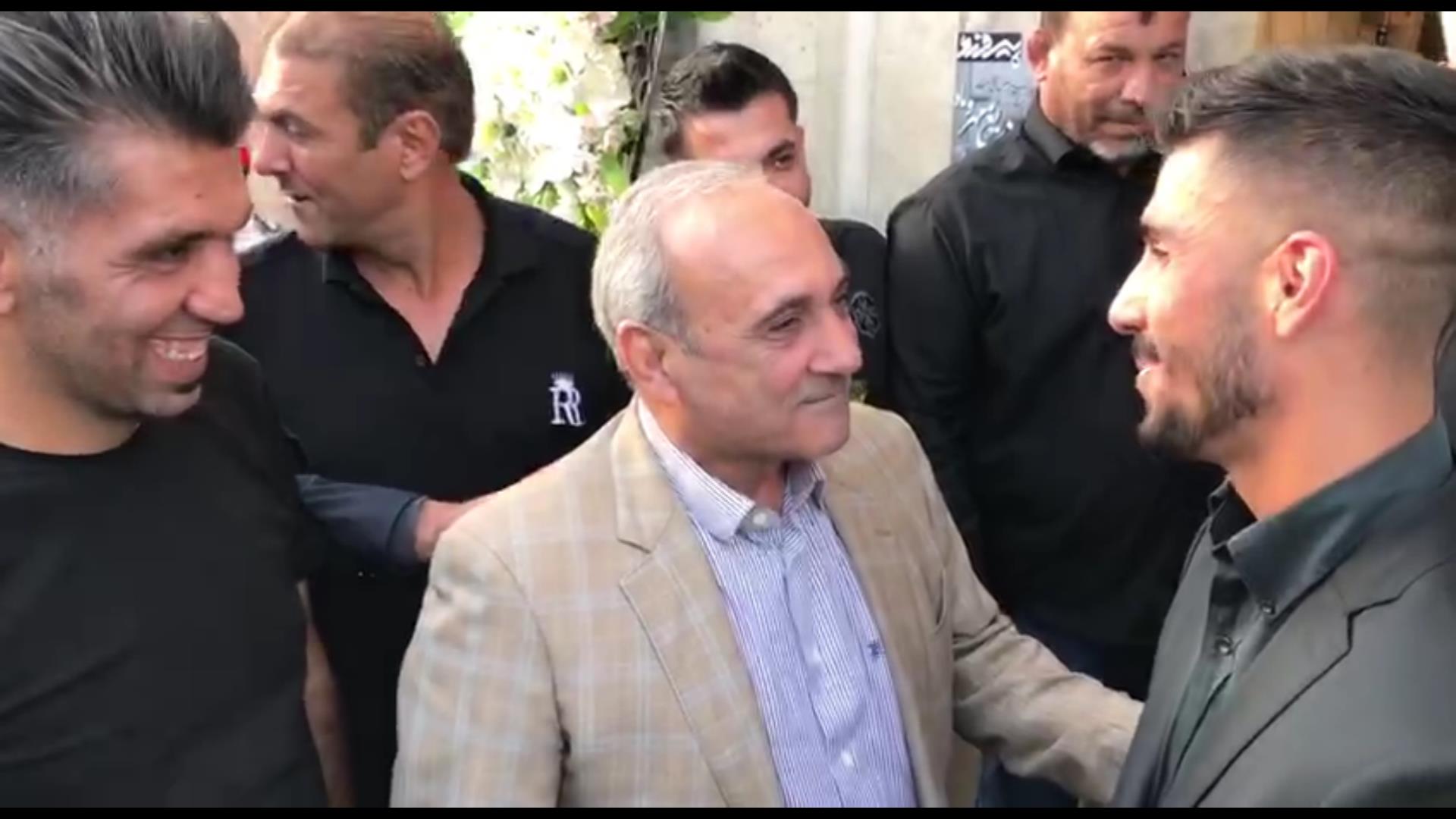 اختصاصی/ حضور حمیدرضا گرشاسبی در مراسم ختم جعفر کاشانی