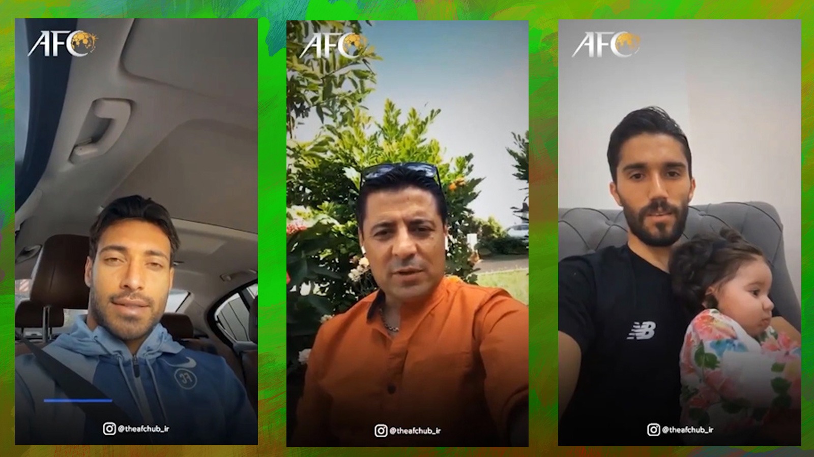 تبریک نوروزی AFC با حضور ستارگان فوتبال ایران