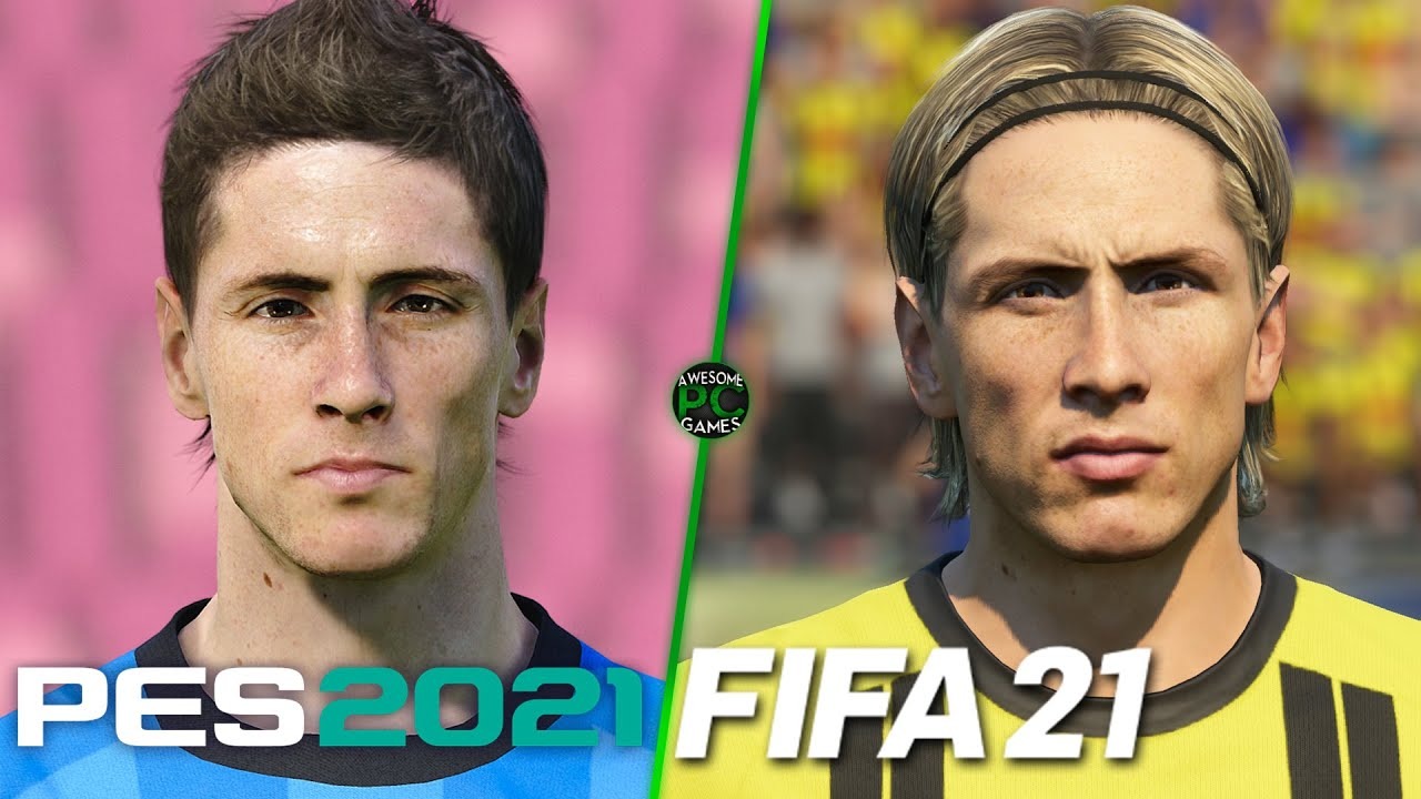 مقایسه چهره اسطوره ها در بازی PES 2021 و FIFA 2021