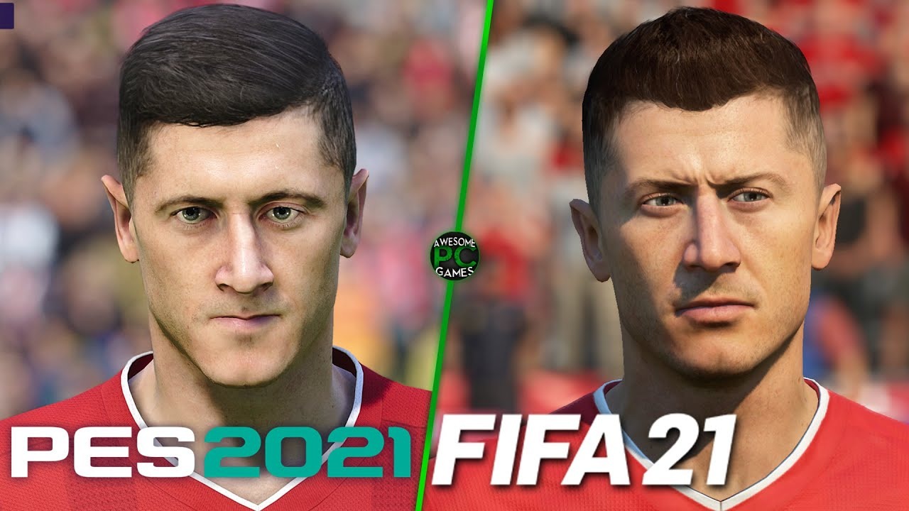 چهره بازیکنان بایرن مونیخ در PES 2021 و  FIFA 2021