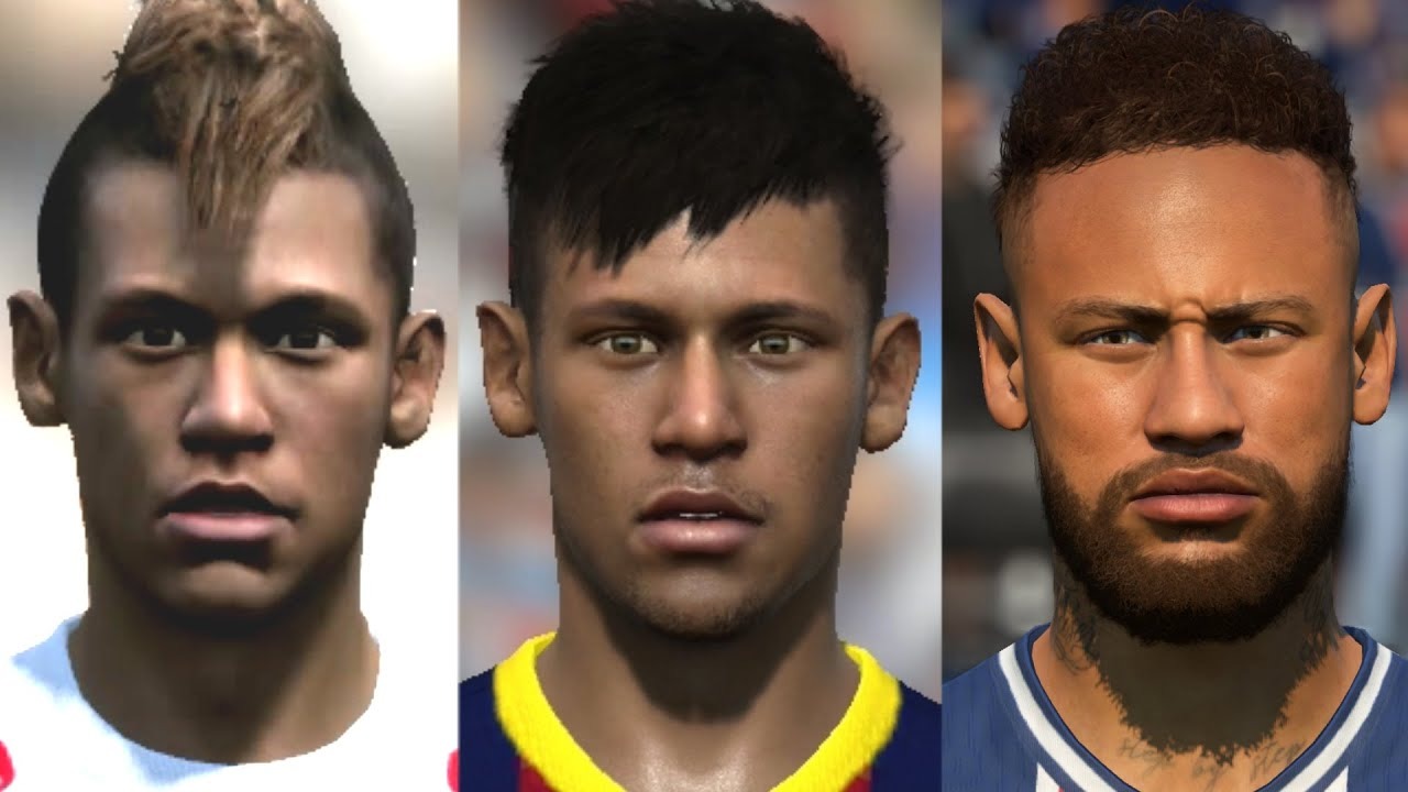 تغییرات نیمار از FIFA 10 تا FIFA 2021
