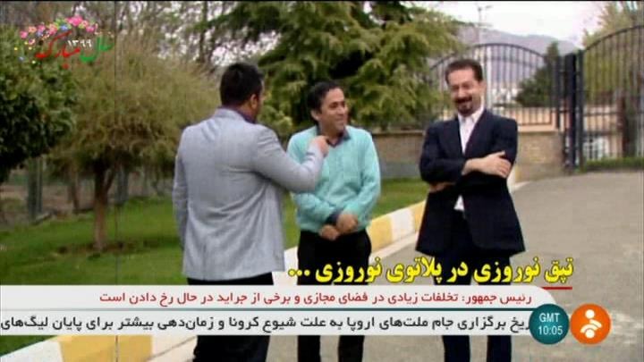 پشت صحنه جالب ضبط پلاتوهای بخش ورزشی شبکه خبر