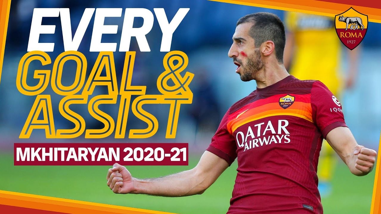 تمام گلها و پاس گلهای میخیتاریان در سری آ 2020-21