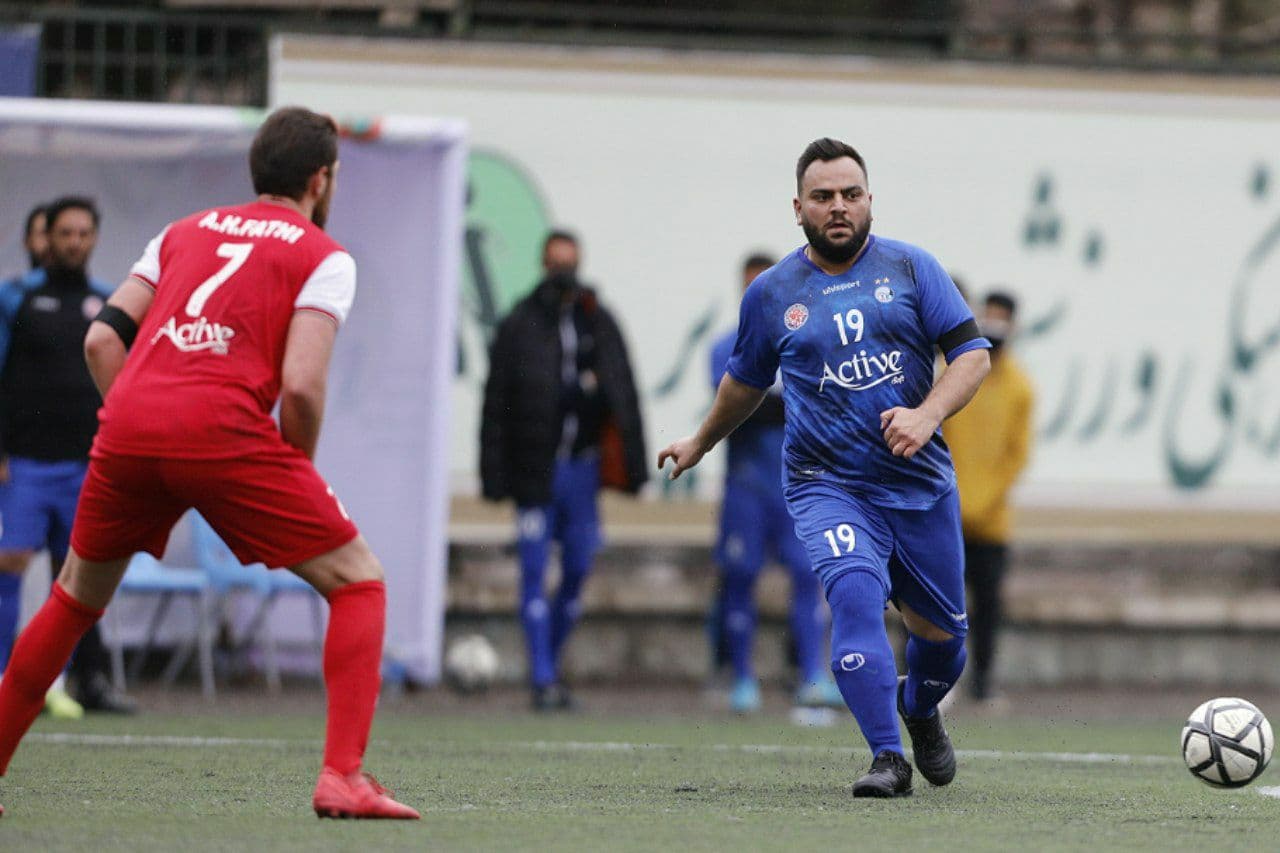 گزارش تصویری/ هنرمندان استقلال یک - هنرمندان پرسپولیس یک (سری دوم)