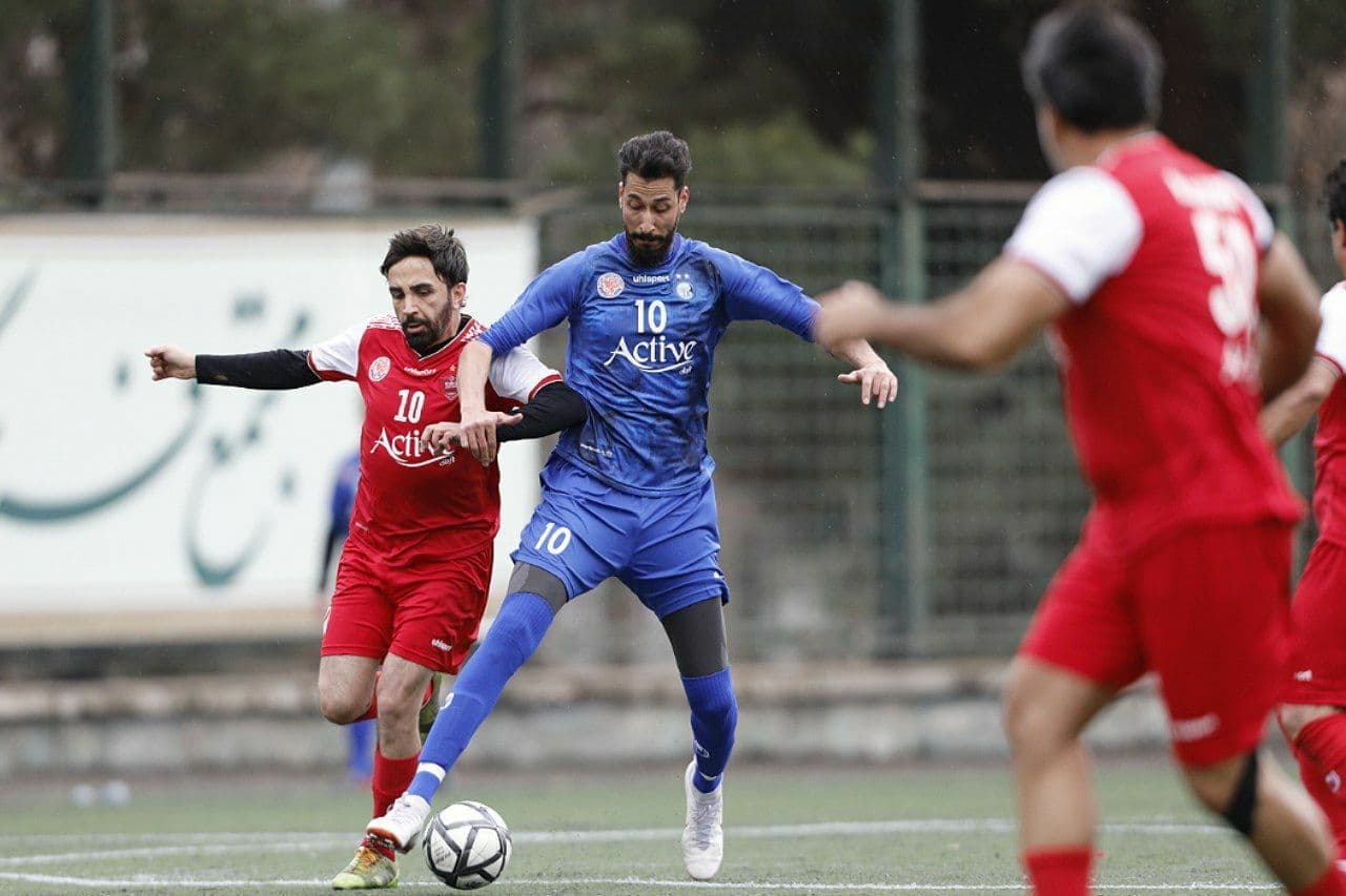 گزارش تصویری/ هنرمندان استقلال یک - هنرمندان پرسپولیس یک (سری دوم)