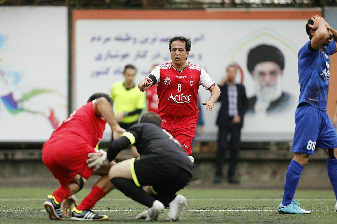 گزارش تصویری/ هنرمندان استقلال یک - هنرمندان پرسپولیس یک (سری دوم)