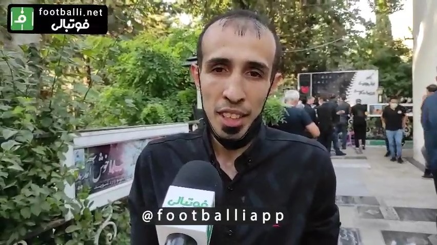 اختصاصی/ گفت و گو با امیر جانعلی فرزند زنده یاد جانعلی درحاشیه برگزاری مراسم تشییع و تدفین زنده یاد احمد جانعلی