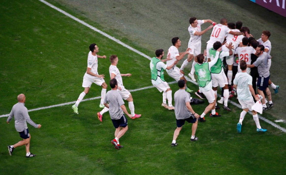 گزارش تصویری/ اسپانیا 1(3)-(1)1 سوئیس (مرحله یک چهارم نهایی یورو 2020)