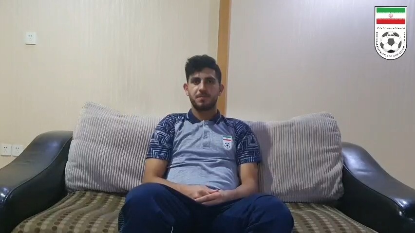 گفتگو با محمد خدابنده لو هافبک تیم امید ایران درباره بازی با لبنان