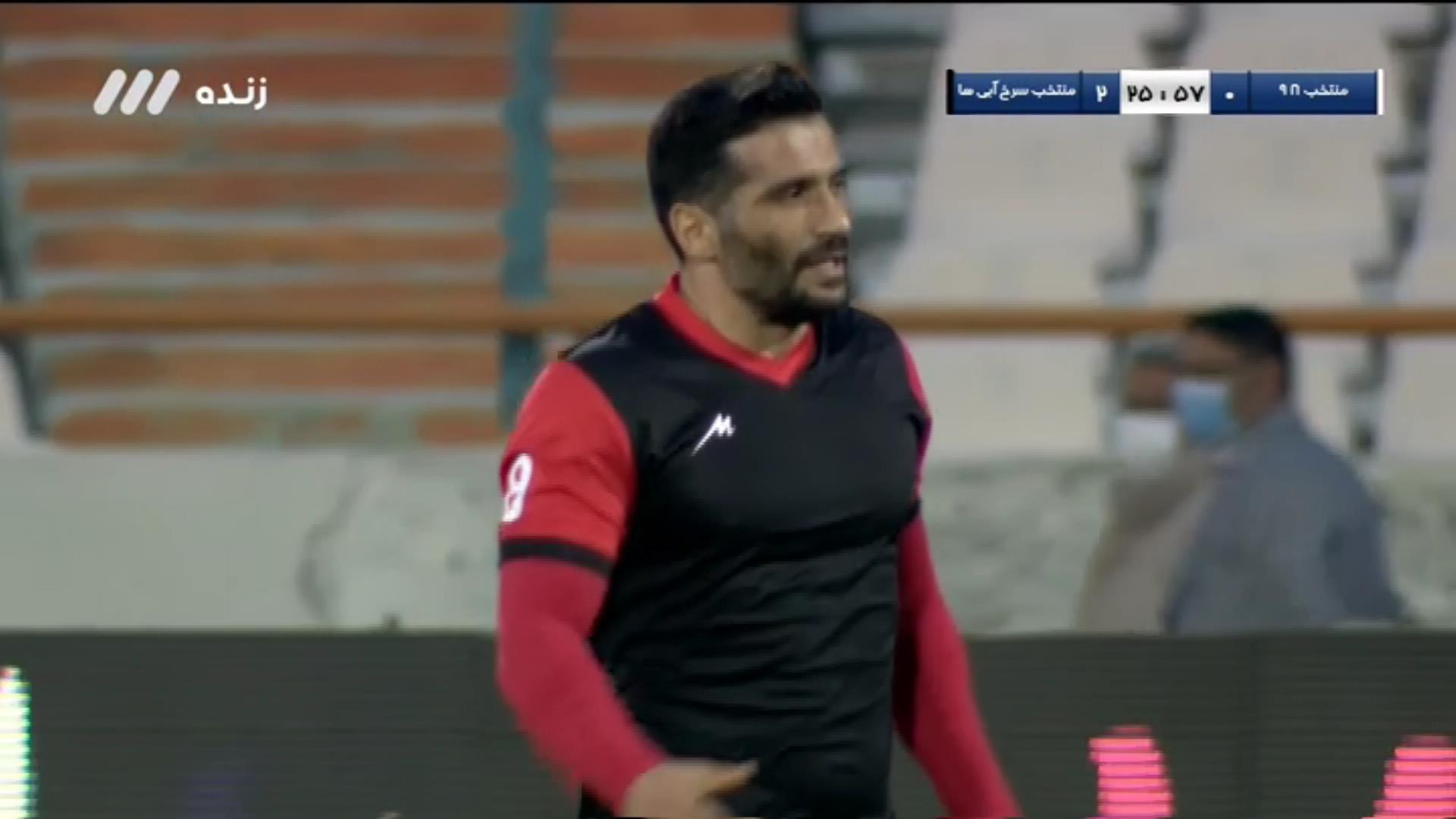 گل دوم منتخب سرخابی به منتخب 98 (جواد کاظمیان)