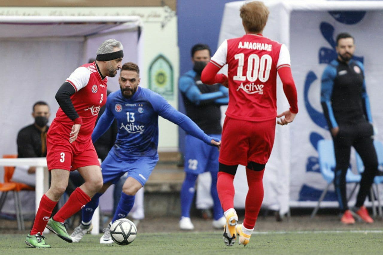 گزارش تصویری/ هنرمندان استقلال یک - هنرمندان پرسپولیس یک (سری دوم)