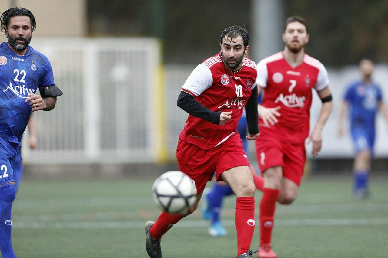 گزارش تصویری/ هنرمندان استقلال یک - هنرمندان پرسپولیس یک (سری دوم)