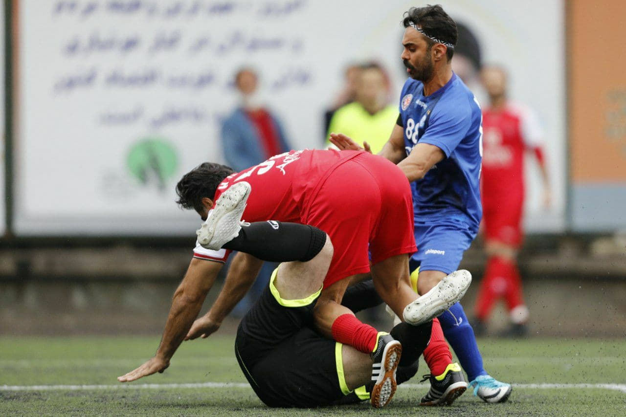گزارش تصویری/ هنرمندان استقلال یک - هنرمندان پرسپولیس یک (سری دوم)