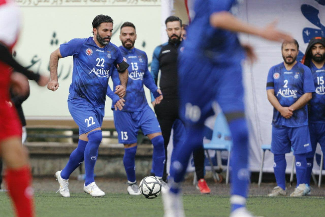 گزارش تصویری/ هنرمندان استقلال یک - هنرمندان پرسپولیس یک (سری دوم)