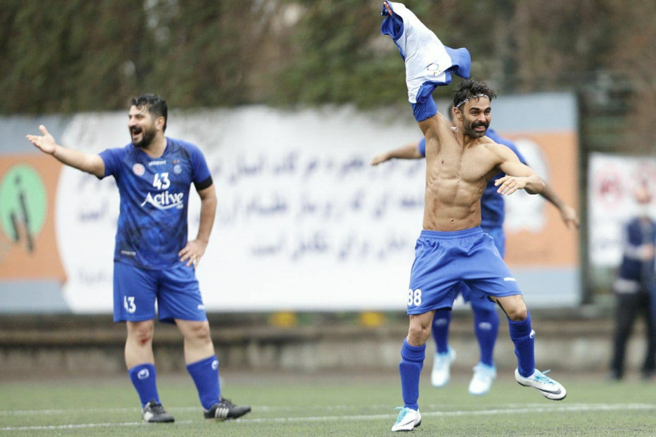 گزارش تصویری/ هنرمندان استقلال یک - هنرمندان پرسپولیس یک (سری دوم)