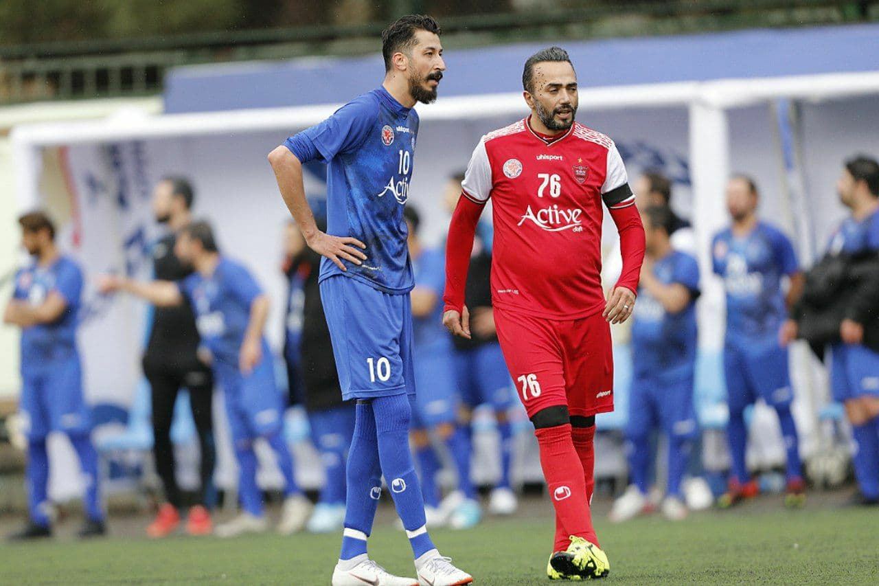گزارش تصویری/ هنرمندان استقلال یک - هنرمندان پرسپولیس یک (سری دوم)