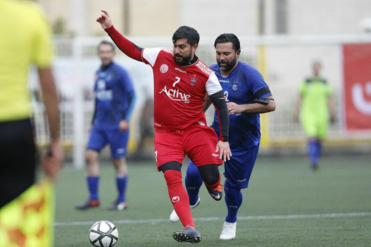 گزارش تصویری/ هنرمندان استقلال یک - هنرمندان پرسپولیس یک (سری دوم)