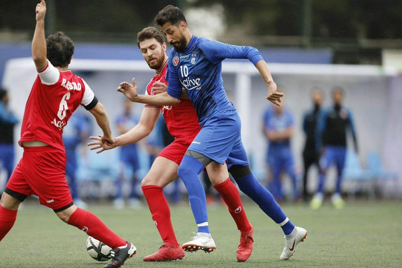 گزارش تصویری/ هنرمندان استقلال یک - هنرمندان پرسپولیس یک (سری دوم)