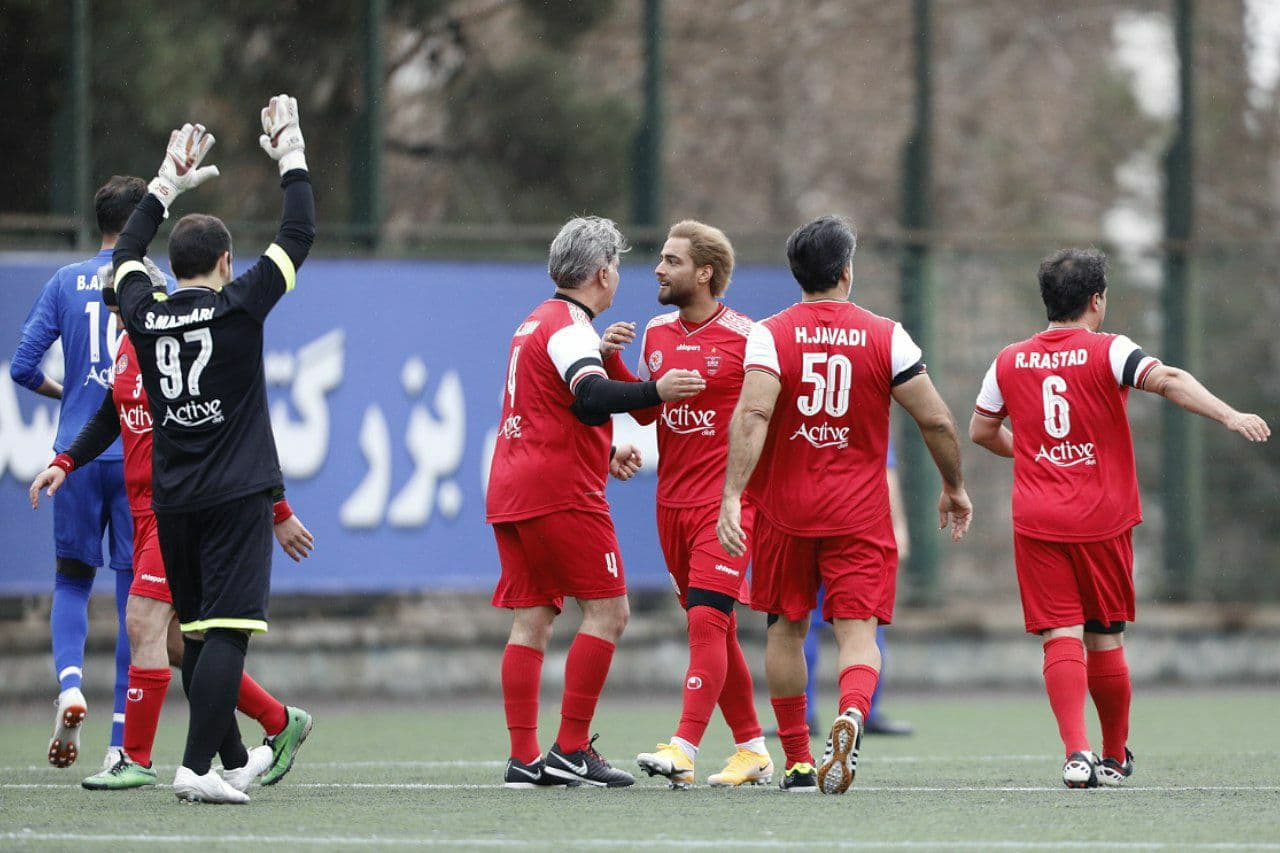 گزارش تصویری/ هنرمندان استقلال یک - هنرمندان پرسپولیس یک (سری دوم)