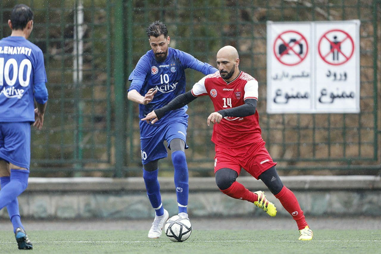 گزارش تصویری/ هنرمندان استقلال یک - هنرمندان پرسپولیس یک (سری دوم)