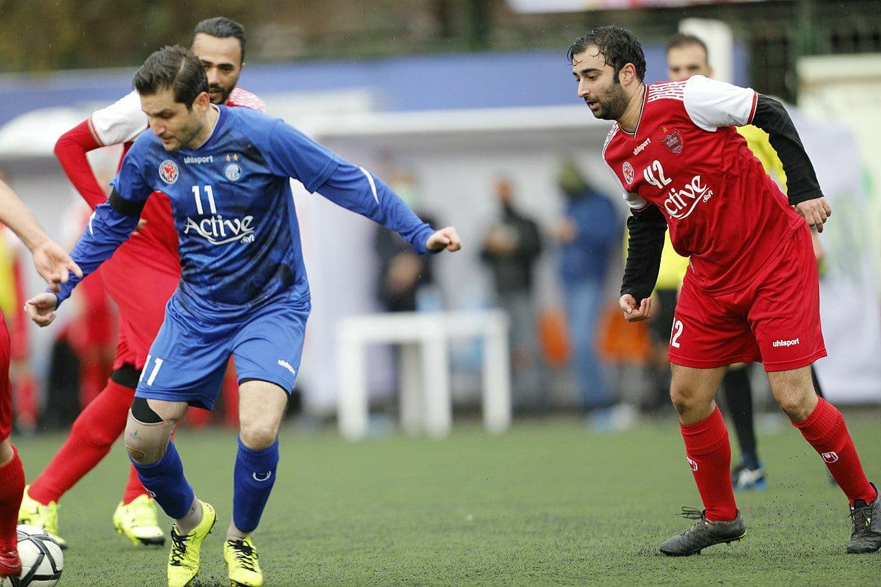 گزارش تصویری/ هنرمندان استقلال یک - هنرمندان پرسپولیس یک (سری دوم)