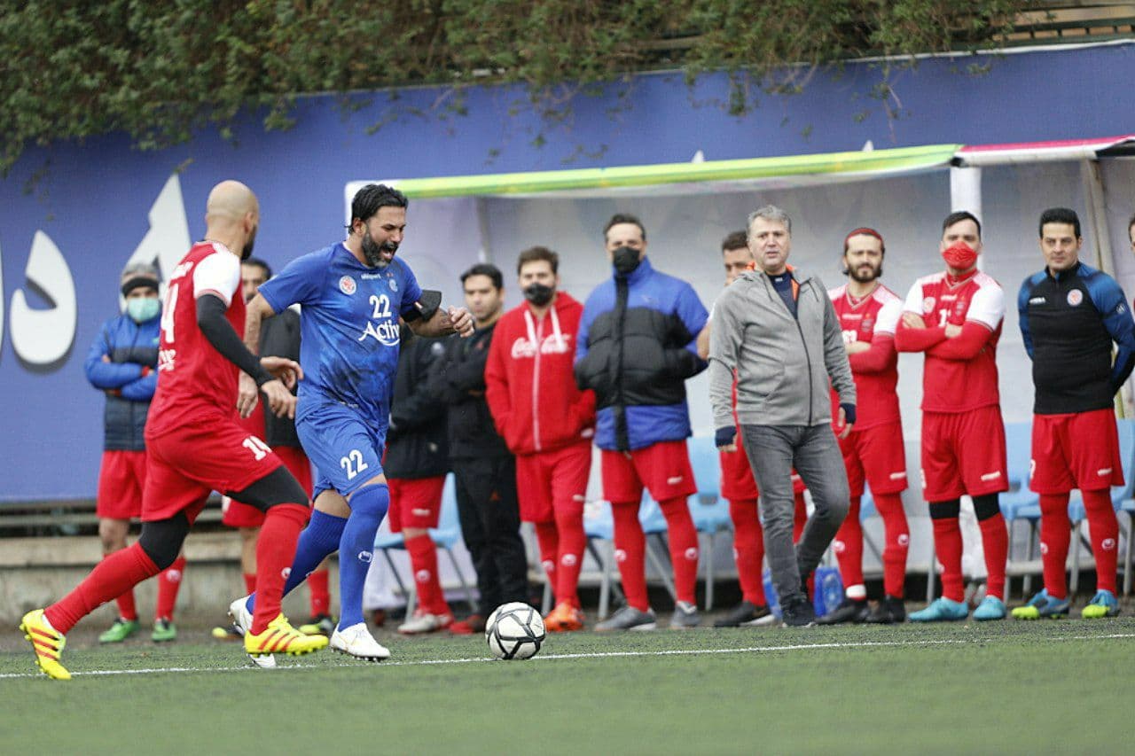 گزارش تصویری/ هنرمندان استقلال یک - هنرمندان پرسپولیس یک (سری دوم)