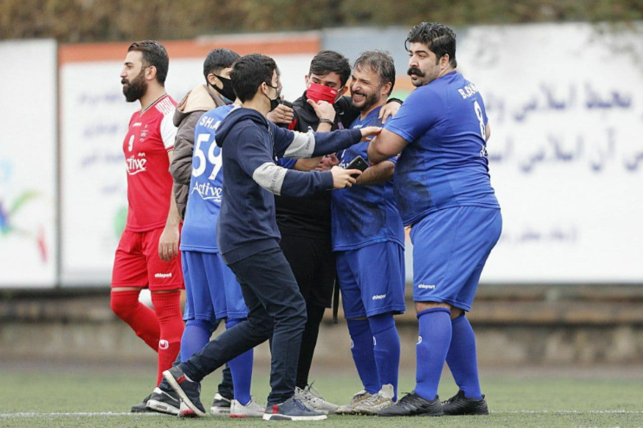 گزارش تصویری/ هنرمندان استقلال یک - هنرمندان پرسپولیس یک (سری دوم)