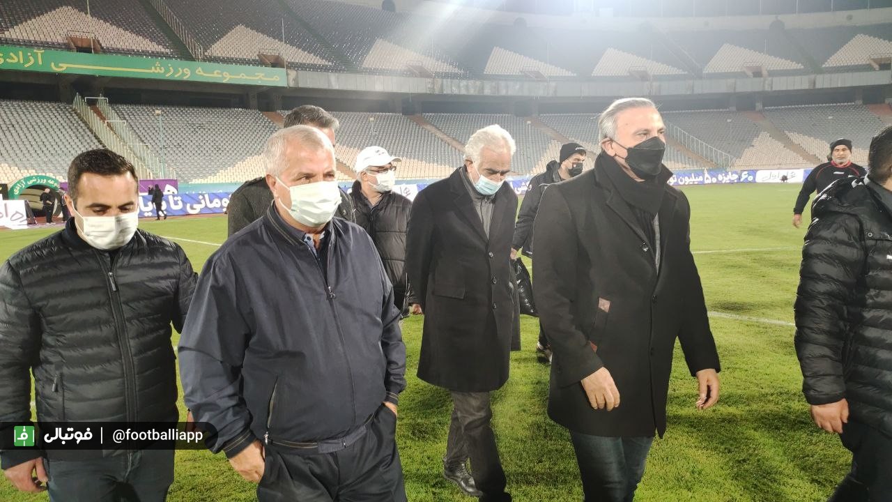 گزارش تصویری/ دیدار تیم ملی منتخب ۹۸ و منتخب سرخابی/ گرامیداشت زنده‌یادان میناوند و انصاریان