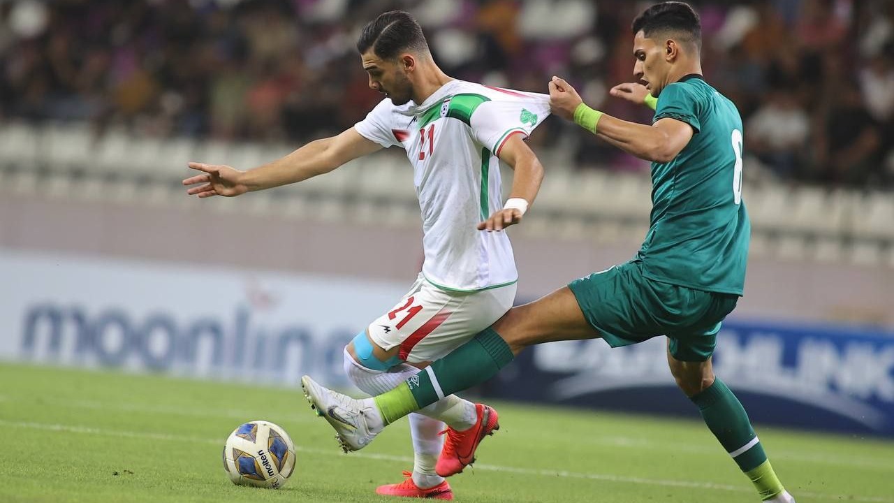 خلاصه بازی امید عراق 0-1 امید ایران