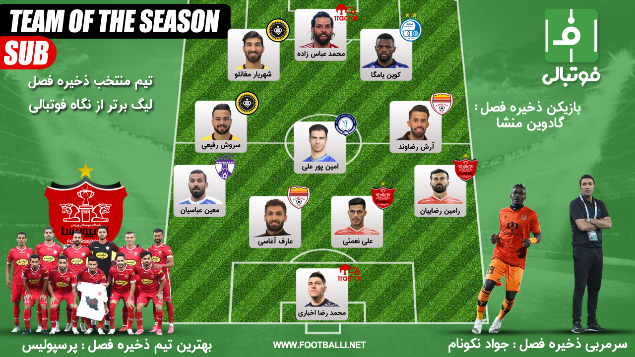 تیم منتخب فصل؛ قهرمان سهامدار