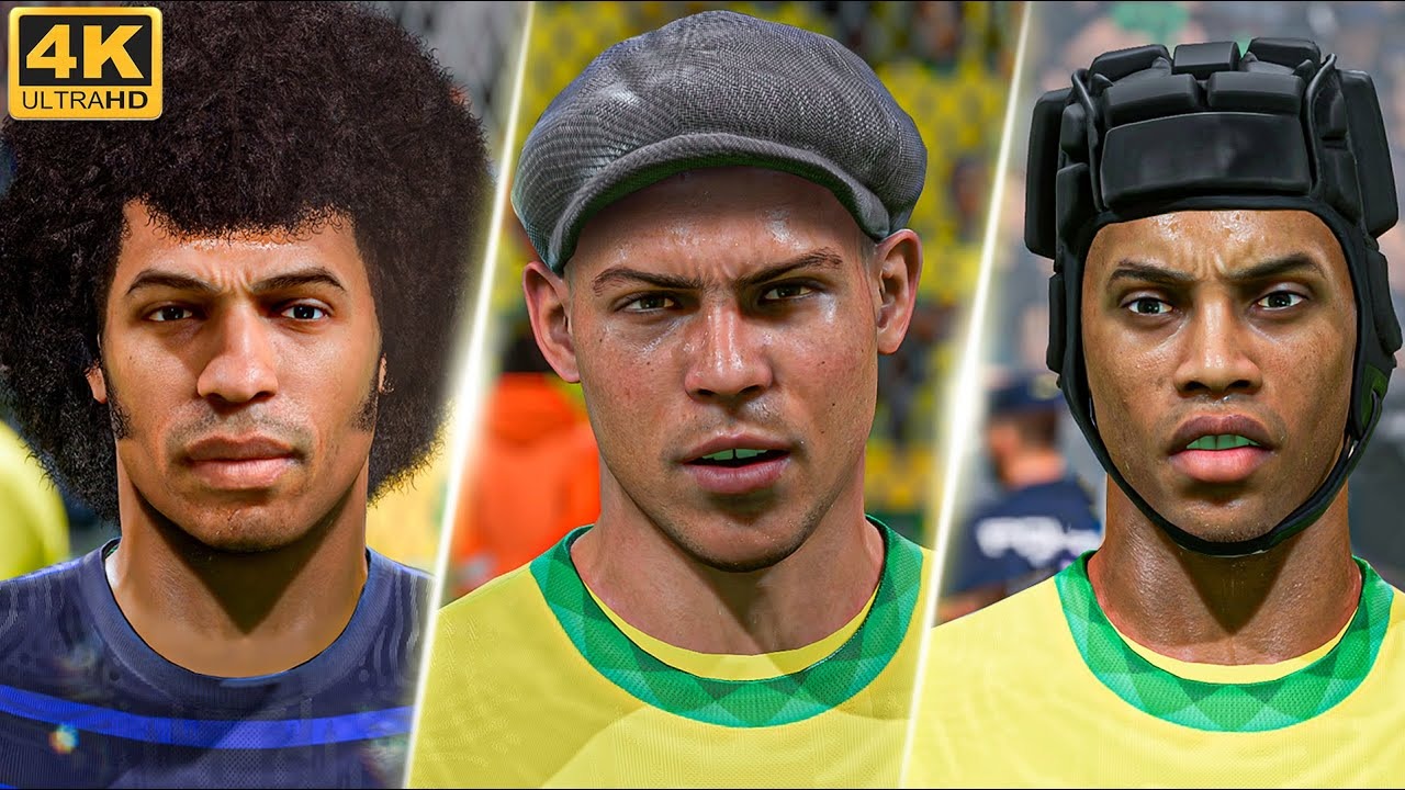 گرافیک چهره ستاره های تاریخ فوتبال در FIFA23