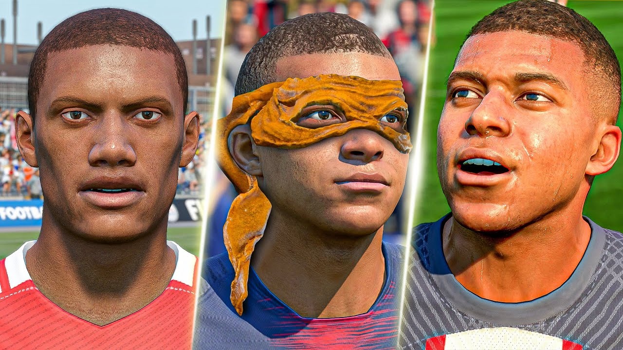 کیلیان امباپه از FIFA18 تا FIFA23