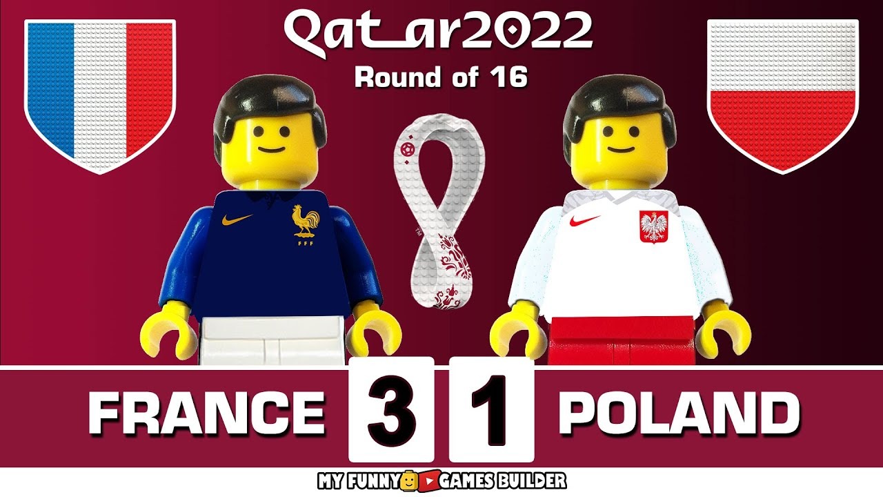شبیه سازی بازی فرانسه 3-1 لهستان با عروسک لگو
