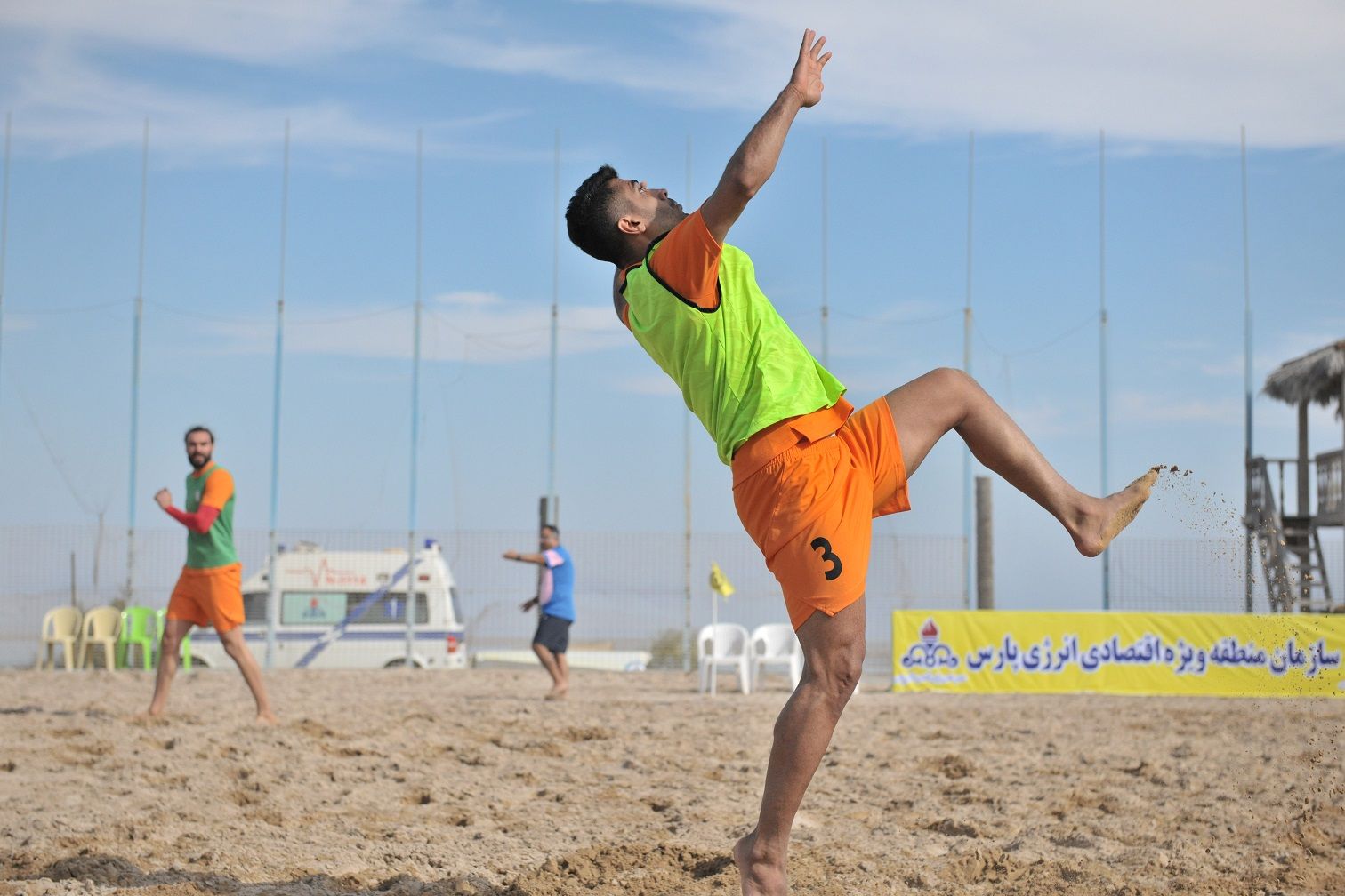 گزارش تصویری از تمرین نوبت صبح ملی پوشان ساحلی