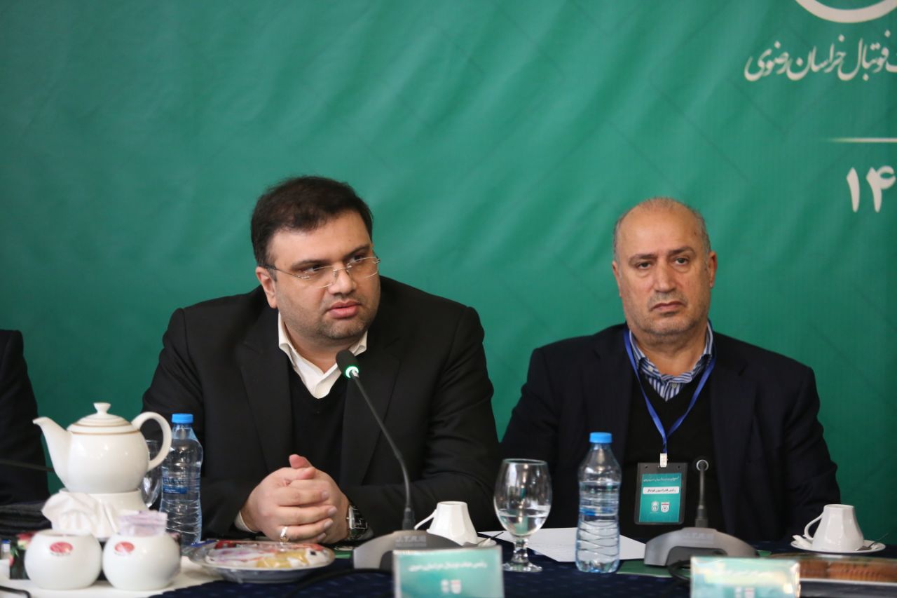 گزارش تصویری/ مجمع سالانه هیات فوتبال استان خراسان رضوی با حضور رییس فدراسیون فوتبال