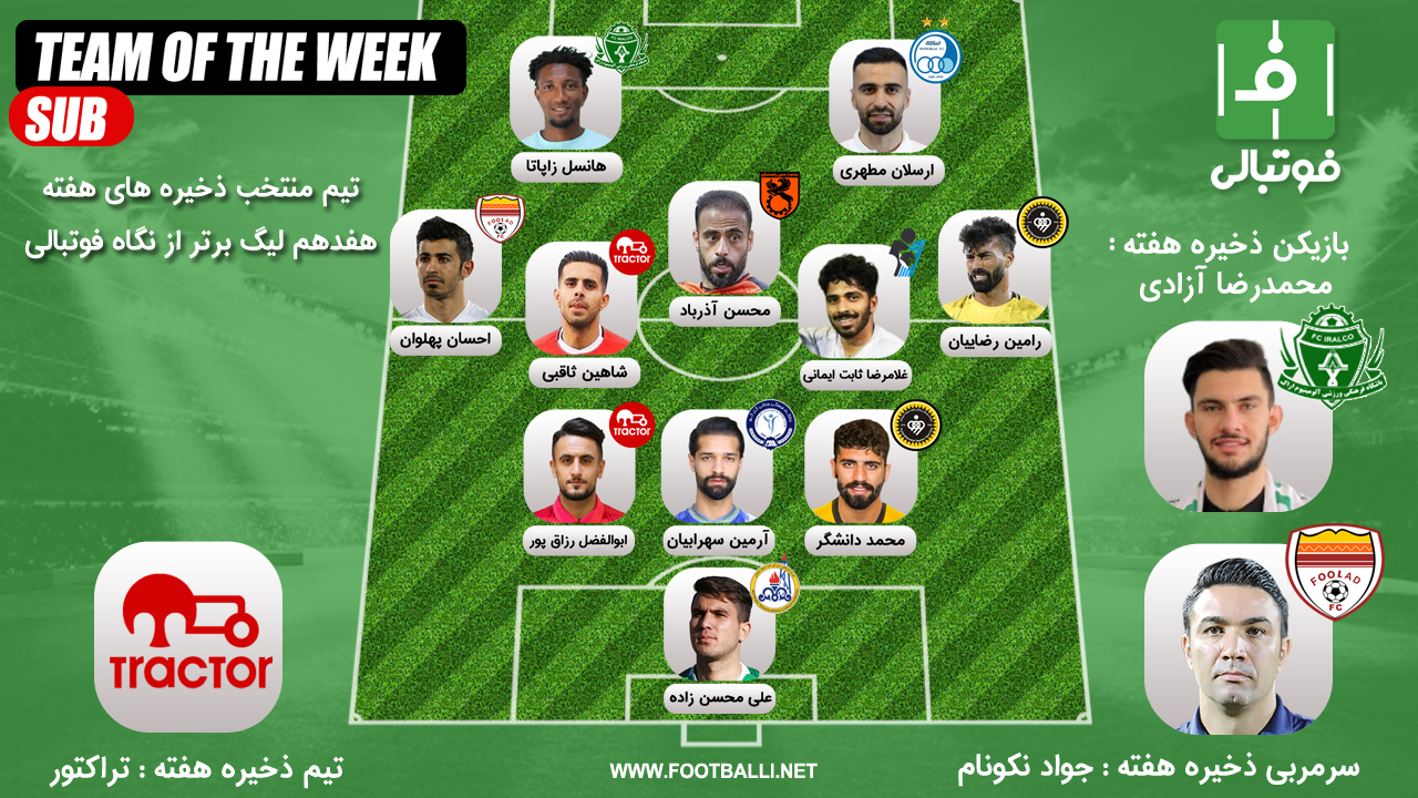 تیم منتخب هفته هفدهم؛ ناجیان بزرگ