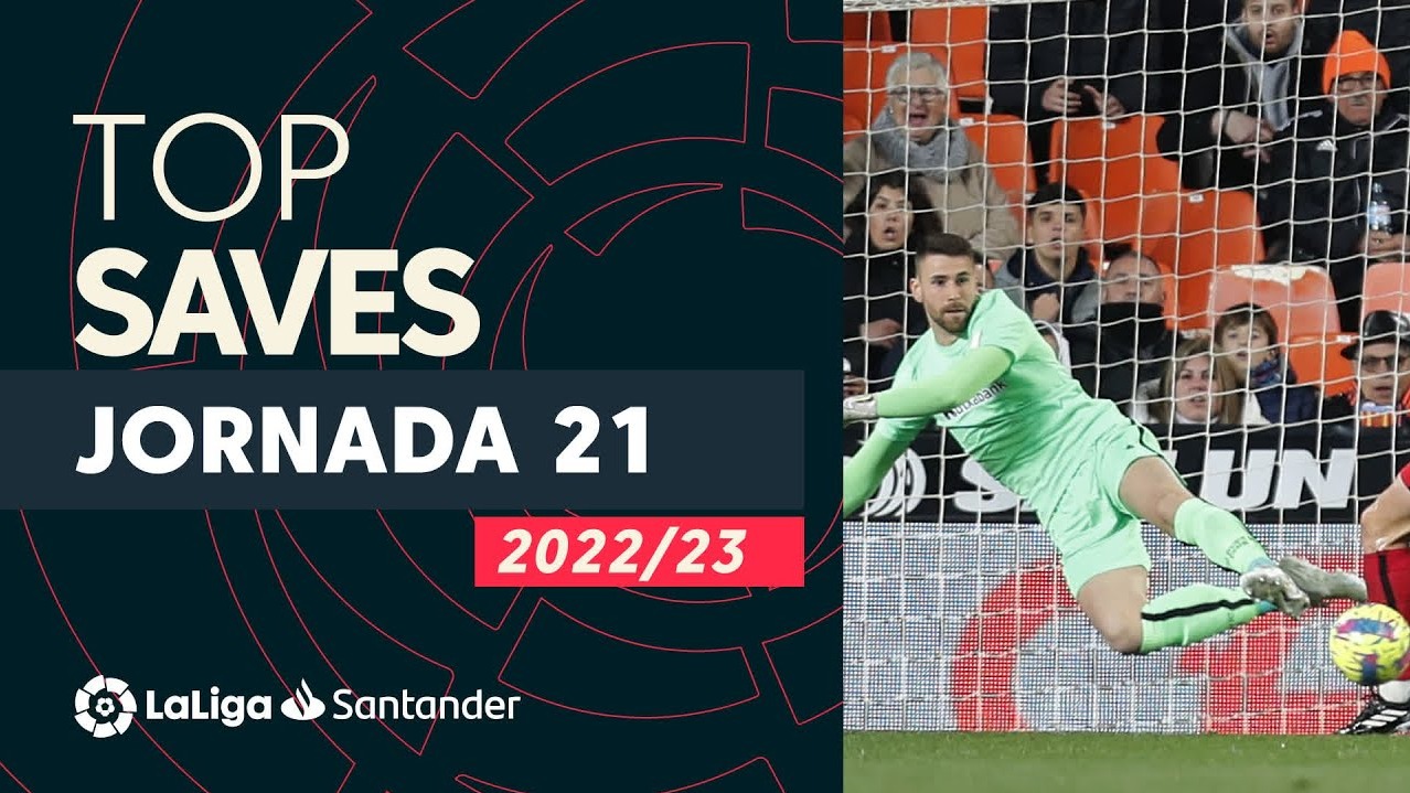 5 سیو برتر هفته بیست و یکم لالیگا 2022-2023