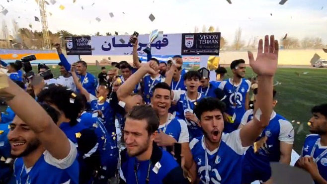 اختصاصی/ جشن قهرمانی امید های استقلال از قاب دوربین فوتبالی