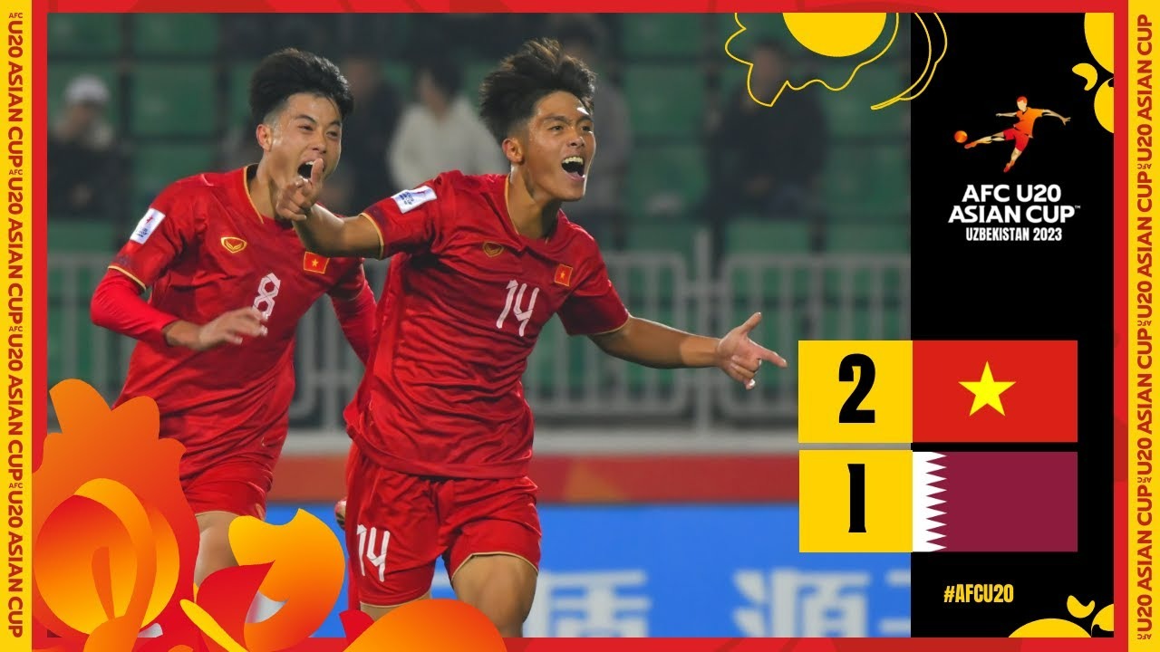 خلاصه بازی جوانان ویتنام 2-1 جوانان قطر (همگروهی های ایران)