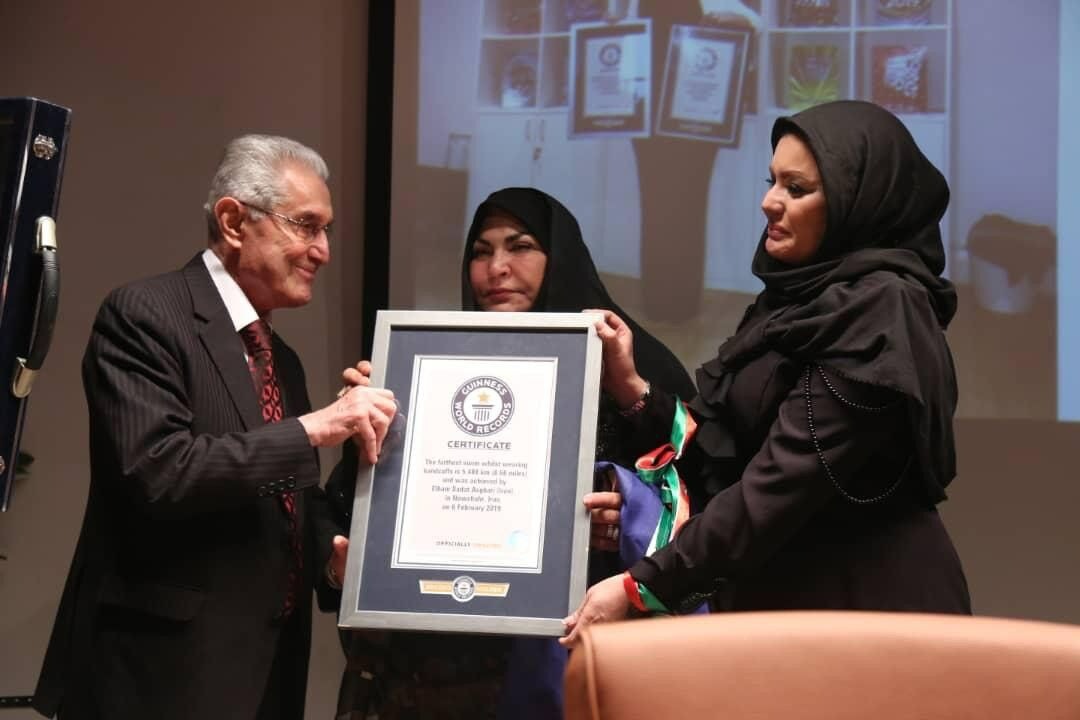 چهارمین رکورد دختر شناگر ایرانی در گینس ثبت شد