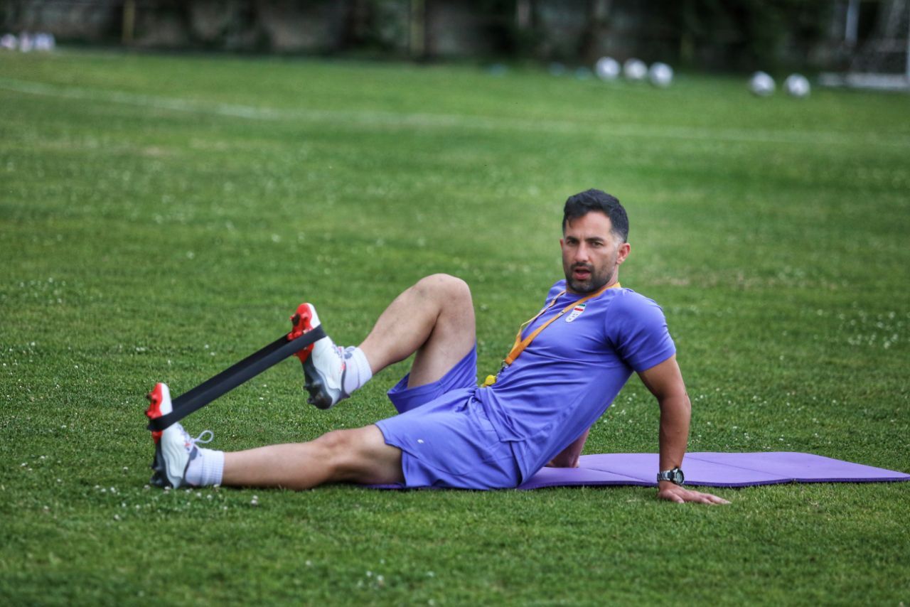 گزارش تصویری/ تمرین تیم ملی امید، دوشنبه 15 خرداد