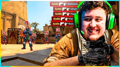 استریم گیم/ صحنه های باورنکردنی از بازی کانتر گلوبال آفنسیو (CSGO)