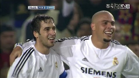 بازی کامل بارسلونا 1-2 رئال مادرید (فصل 04-2003)