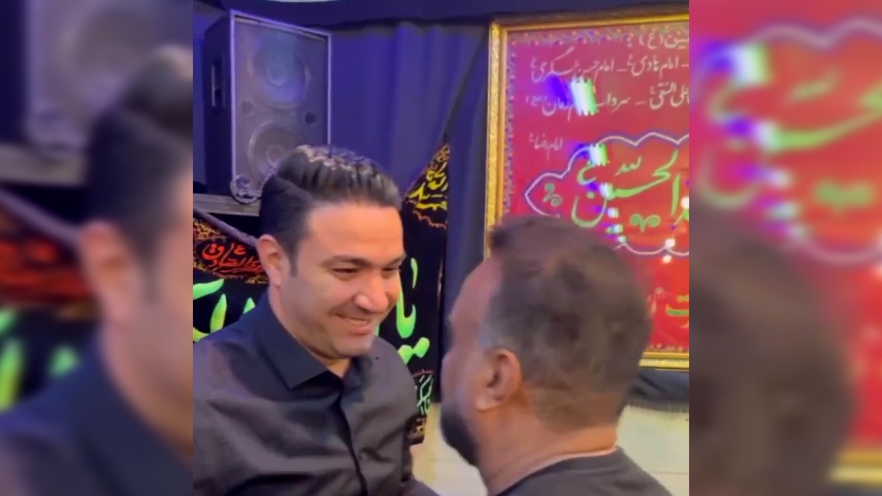 حضور جواد نکونام در هیات فرهاد کاظمی