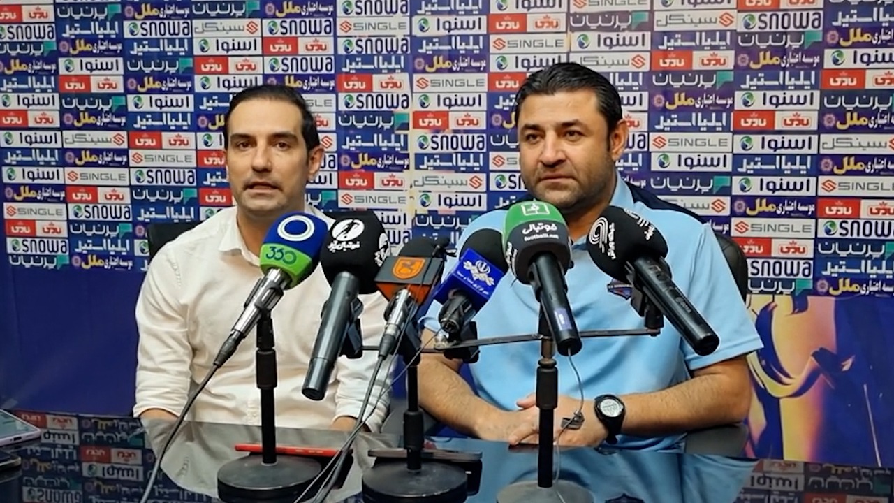اختصاصی/ نشست خبری وحید فاضلی مربی نساجی پس از تساوی مقابل مس رفسنجان