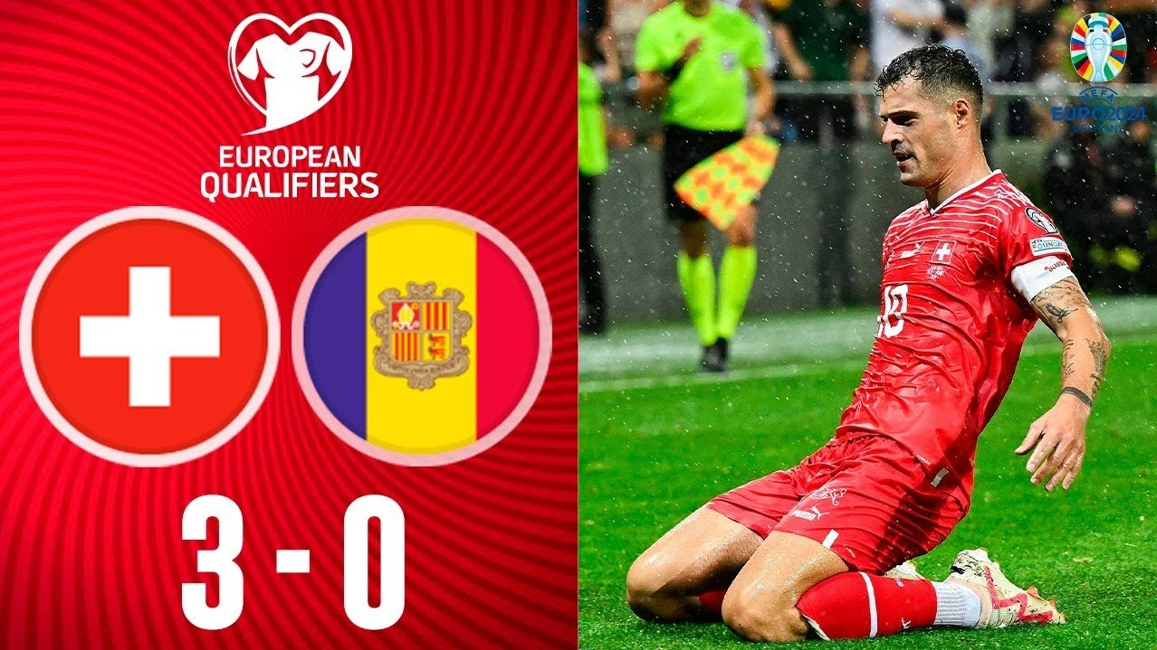 خلاصه بازی سوئیس 3-0 آندورا (گلزنی ژاکا)