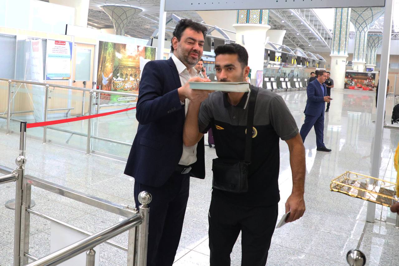 گزارش تصویری/ ورود کاروان سپاهان به اربیل برای دیدار با نیروی هوایی عراق