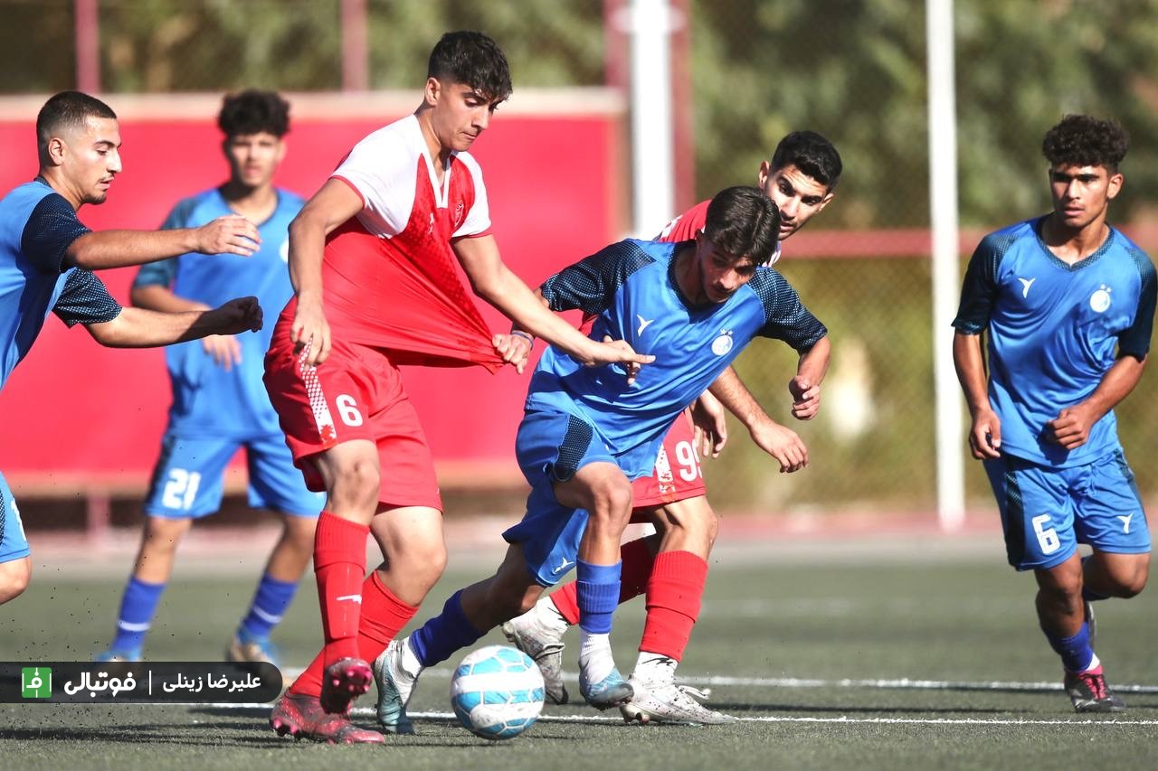 گزارش تصویری/ دیدار نوجوانان پرسپولیس - استقلال