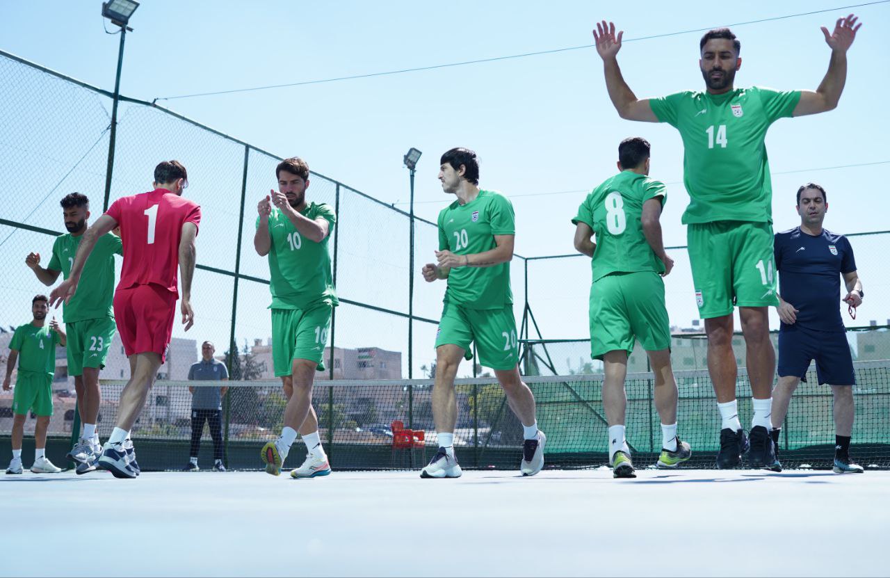 گزارش تصویری/ تمرین ملی‌پوشان روز بازی با قطر