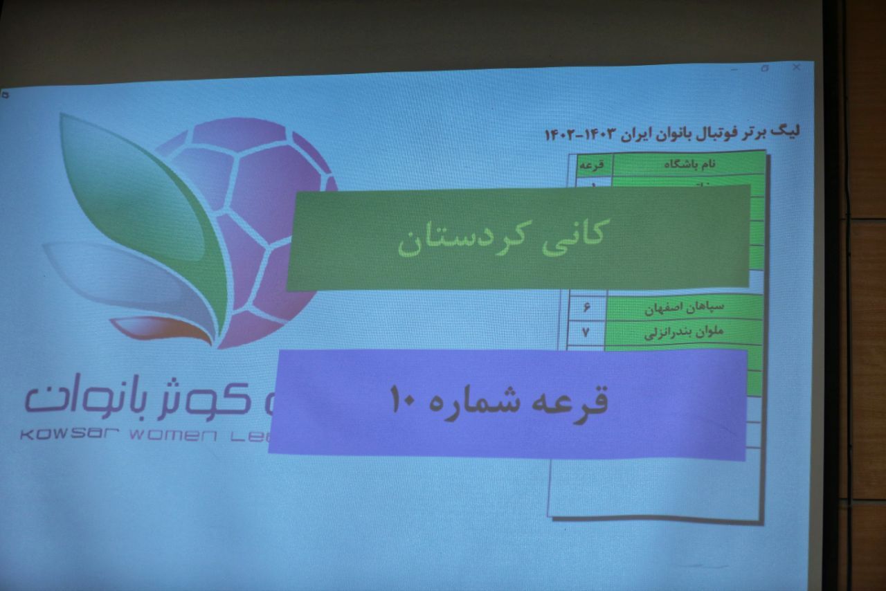 گزارش تصویری/ مراسم قرعه‌کشی لیگ برتر بانوان